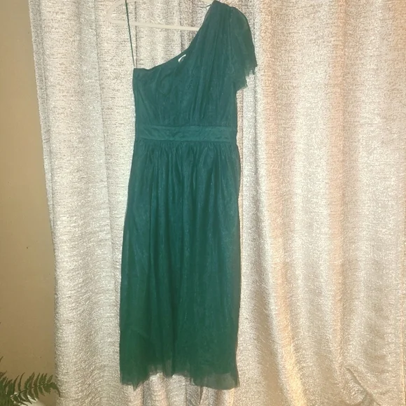 Flying Tomato One Shoulder Pleated Tulle size S - Picture 3 of 16